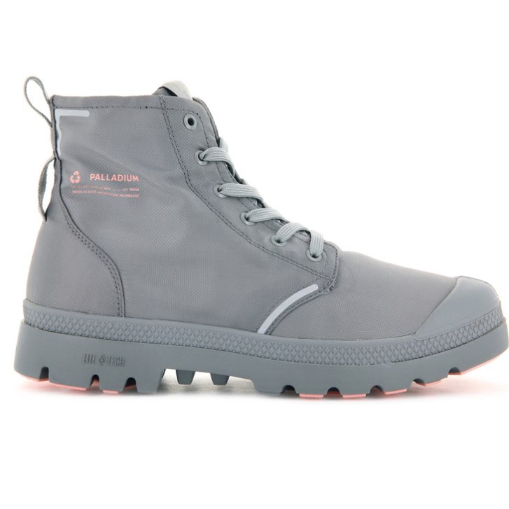 Dámské Boty Palladium Pampa Lite+ Recycle WP+ Šedé | CZ KTB-17J